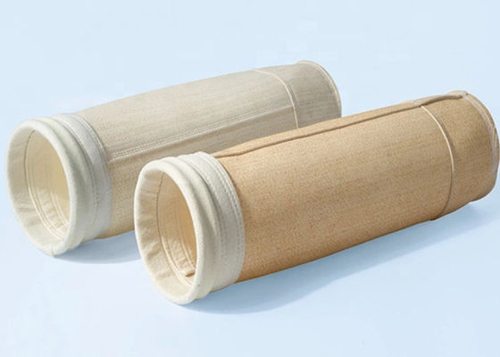 Baghouse Chịu nhiệt độ 400 Micron Túi lọc Nomex 2mm