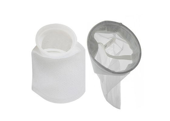 Túi lọc Baghouse nylon 200 Micron 550g / M2 7''X16 ''