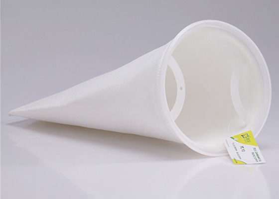 Túi lọc Baghouse nylon 200 Micron 550g / M2 7''X16 ''